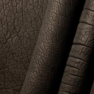 black buffalo leather
